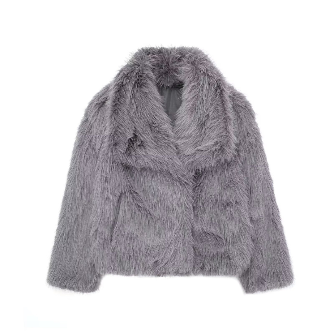 Madeleine™ | Manteau en Fourrure Synthétique