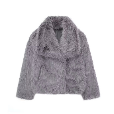 Madeleine™ | Manteau en Fourrure Synthétique