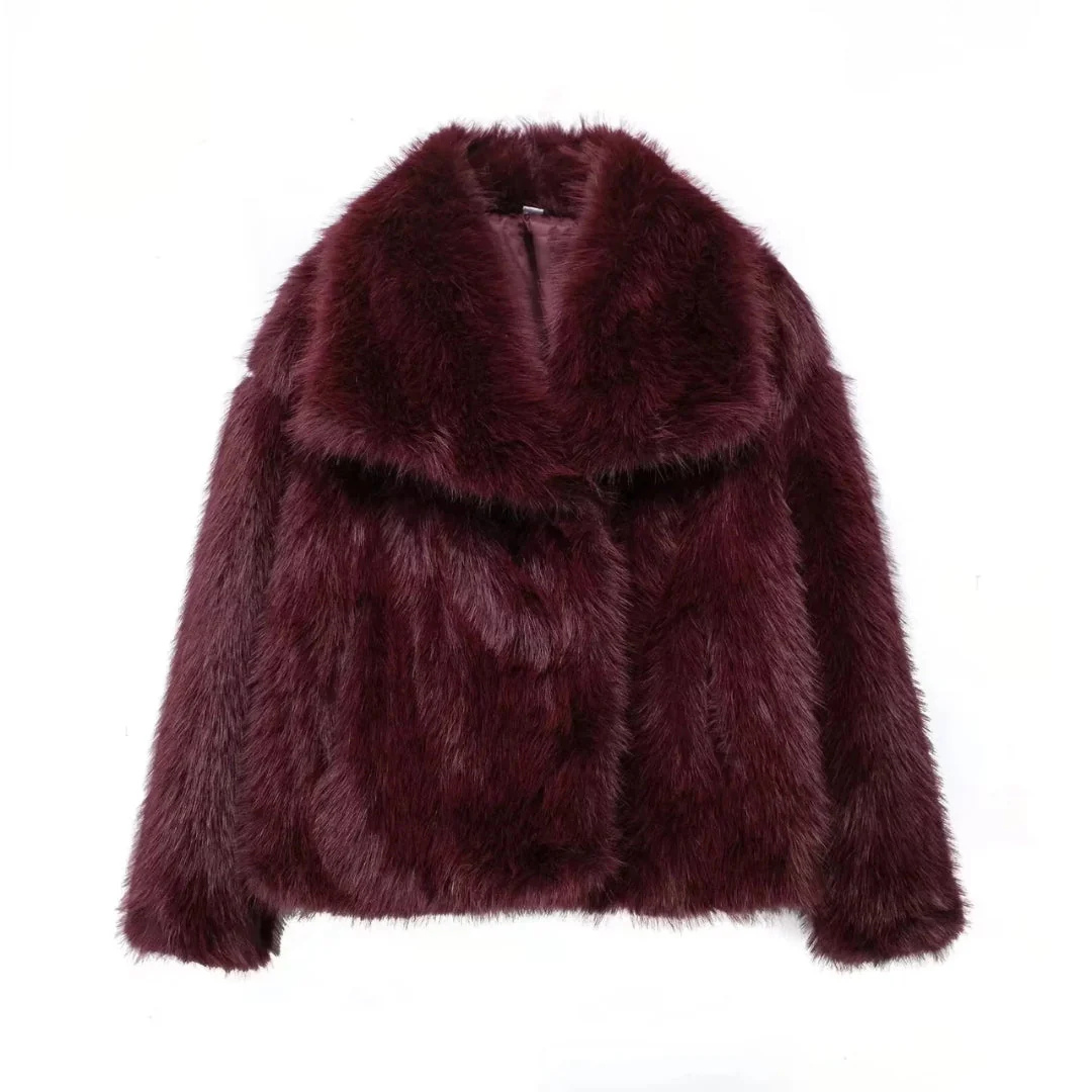 Madeleine™ | Manteau en Fourrure Synthétique