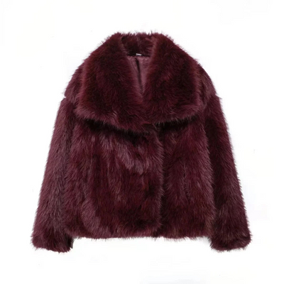 Madeleine™ | Manteau en Fourrure Synthétique