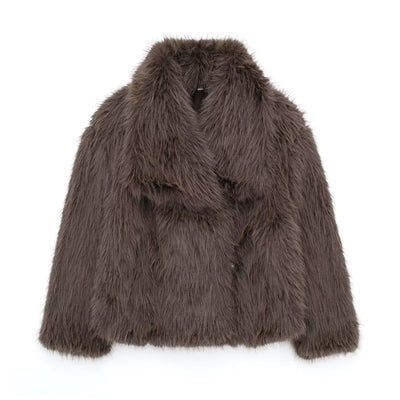 Madeleine™ | Manteau en Fourrure Synthétique