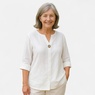 The Amelie | Flattering Loose Fit Blouse