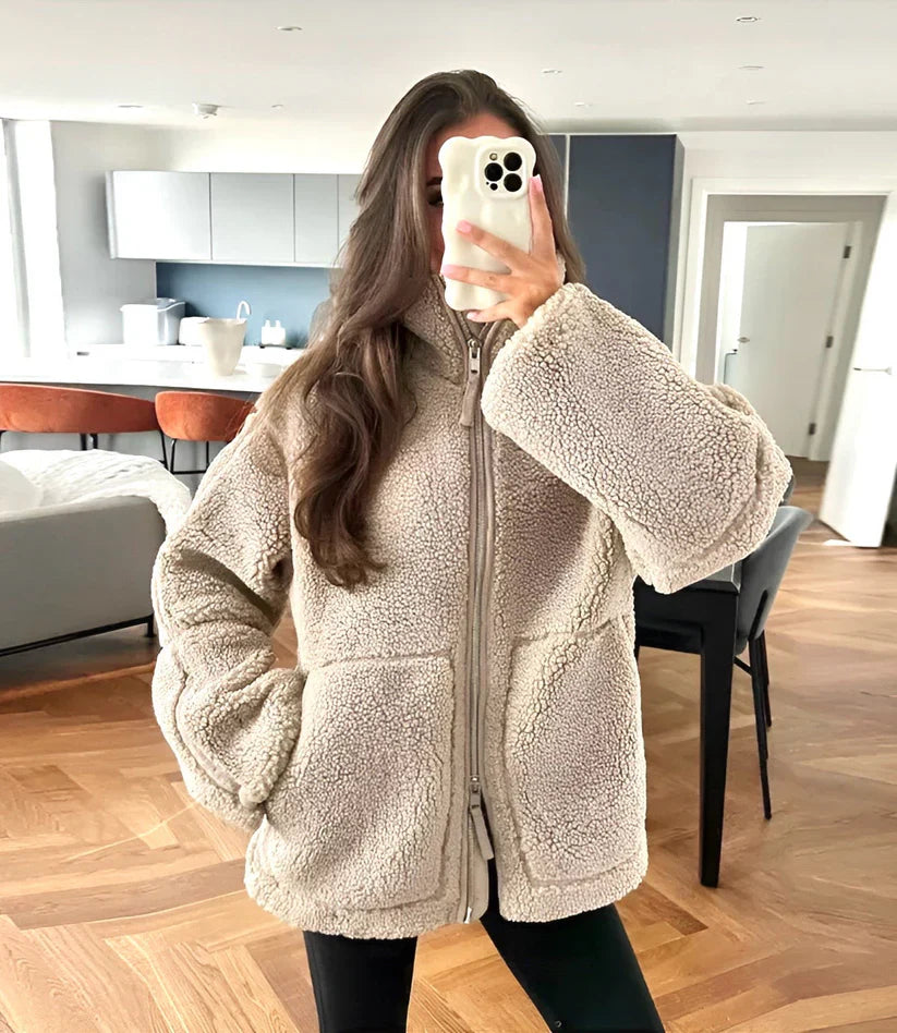 Chloé™ | Manteau teddy