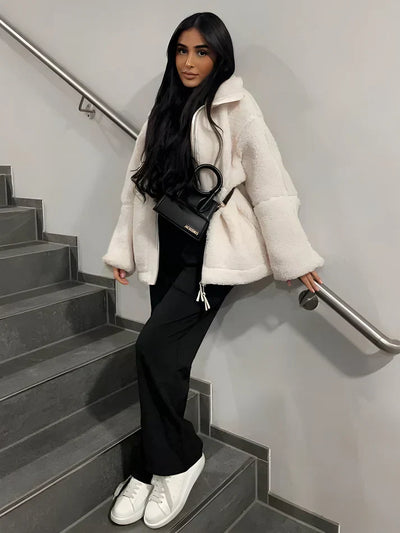 Chloé™ | Manteau teddy