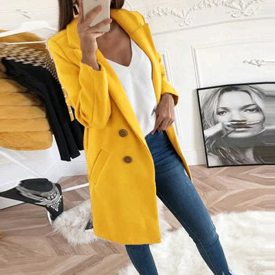 Gabrielle™ | Manteau Chic à Boutons