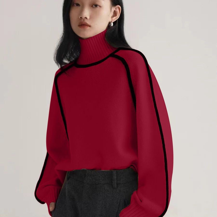 Juliette™ | Pull Chic à Col Roulé