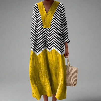 Lia™ | Elegant Geometric Dress