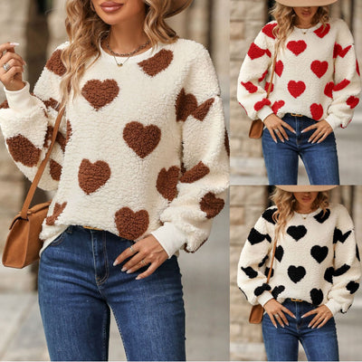 Éloïse™ | Pull Doux à Cœurs Élégants