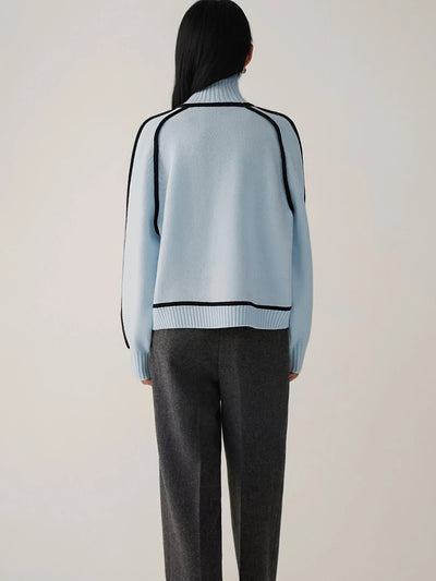 Juliette™ | Pull Chic à Col Roulé