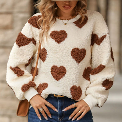 Éloïse™ | Pull Doux à Cœurs Élégants