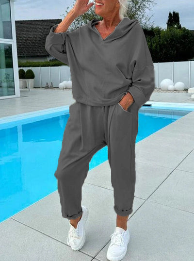 Élise - Ensemble Sweat à Capuche avec Pantalon de Jogging
