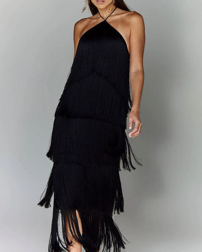 Soline | Robe Élégante à Franges