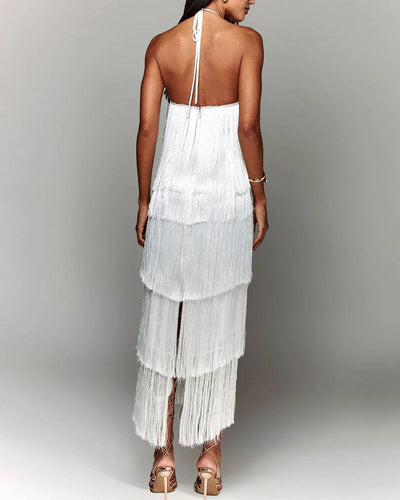 Soline | Robe Élégante à Franges