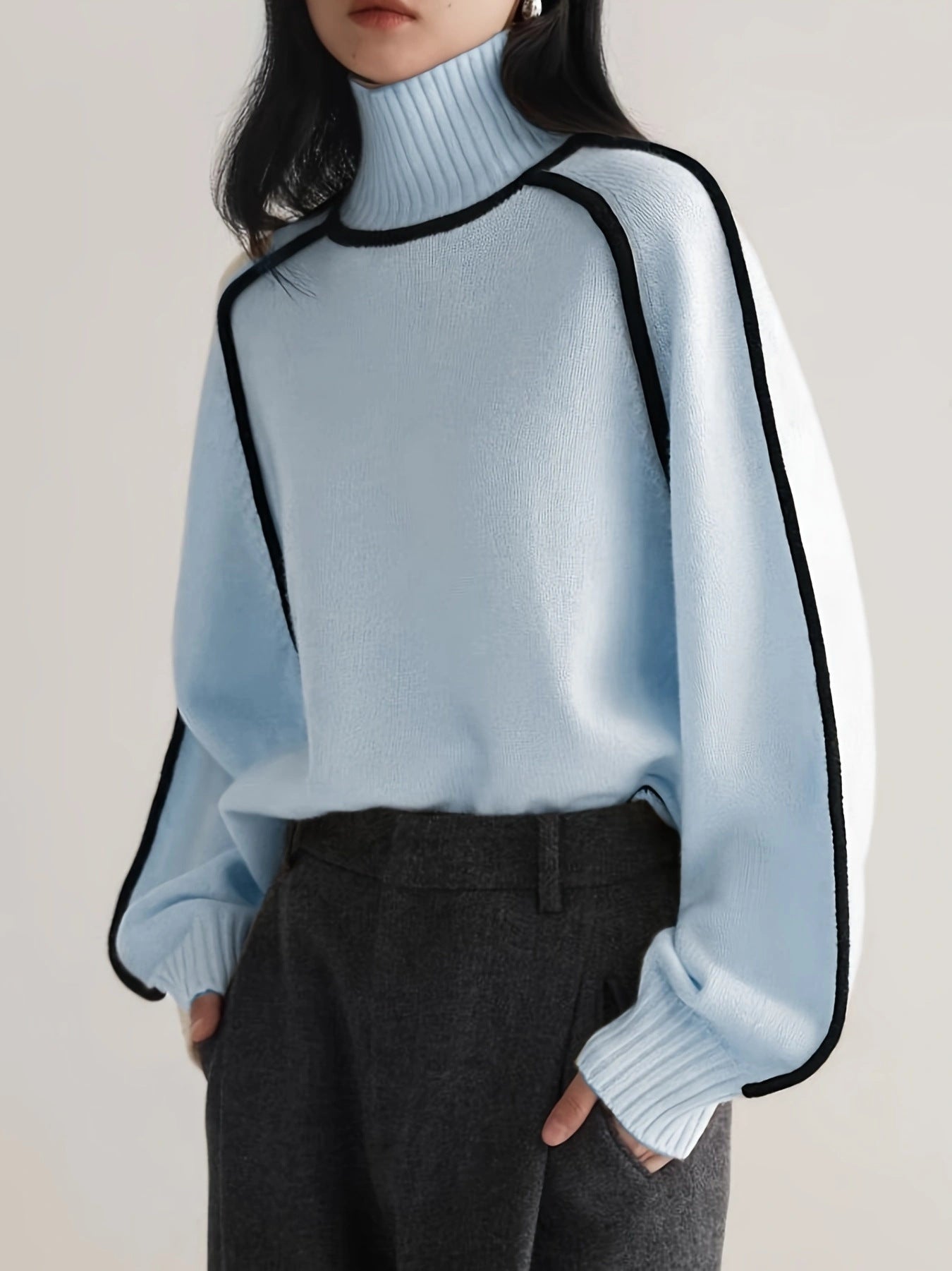Juliette™ | Pull Chic à Col Roulé