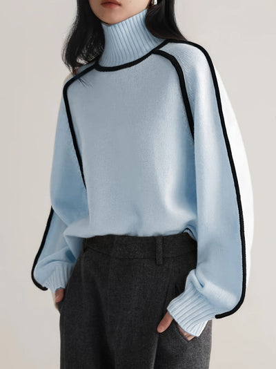 Juliette™ | Pull Chic à Col Roulé