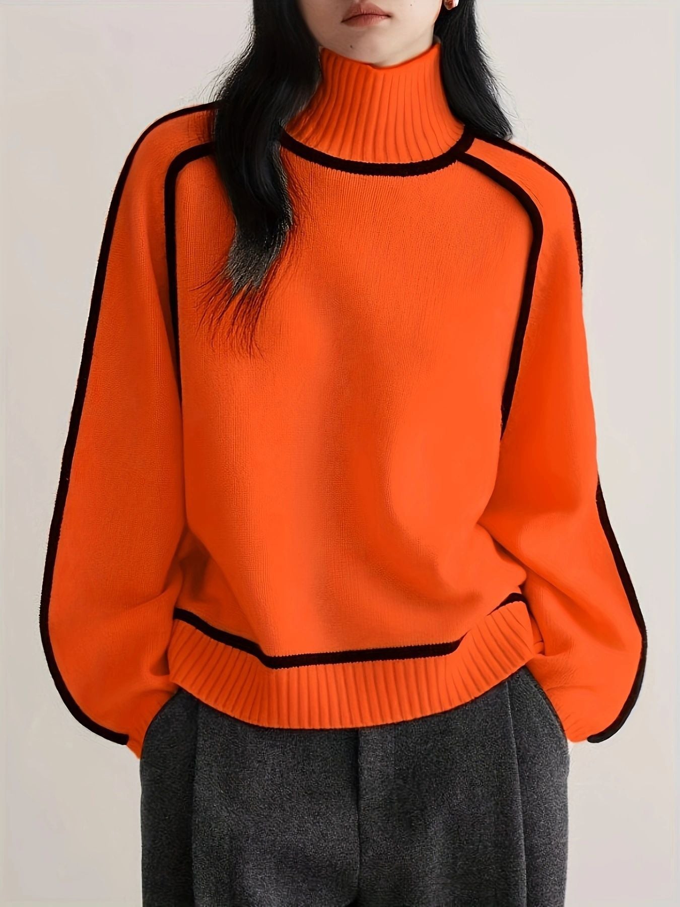 Juliette™ | Pull Chic à Col Roulé