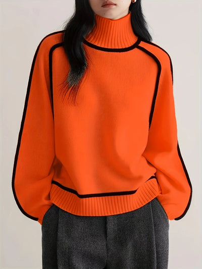 Juliette™ | Pull Chic à Col Roulé
