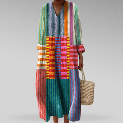 Marit™ | Elegant geometrisk kjole