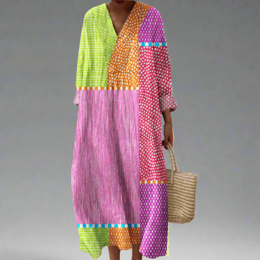 Lia™ | Elegant Geometric Dress