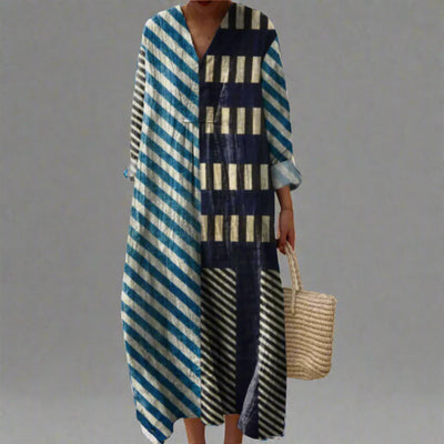 Lia™ | Elegant Geometric Dress