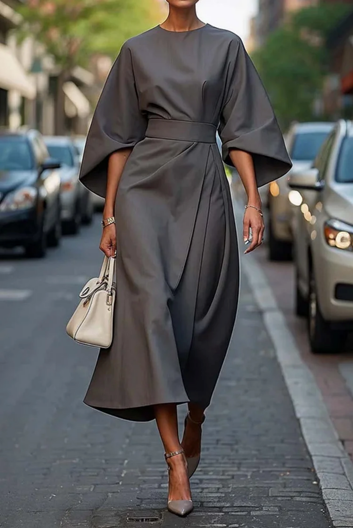 Ingrid | Elegant kjole med pufferm