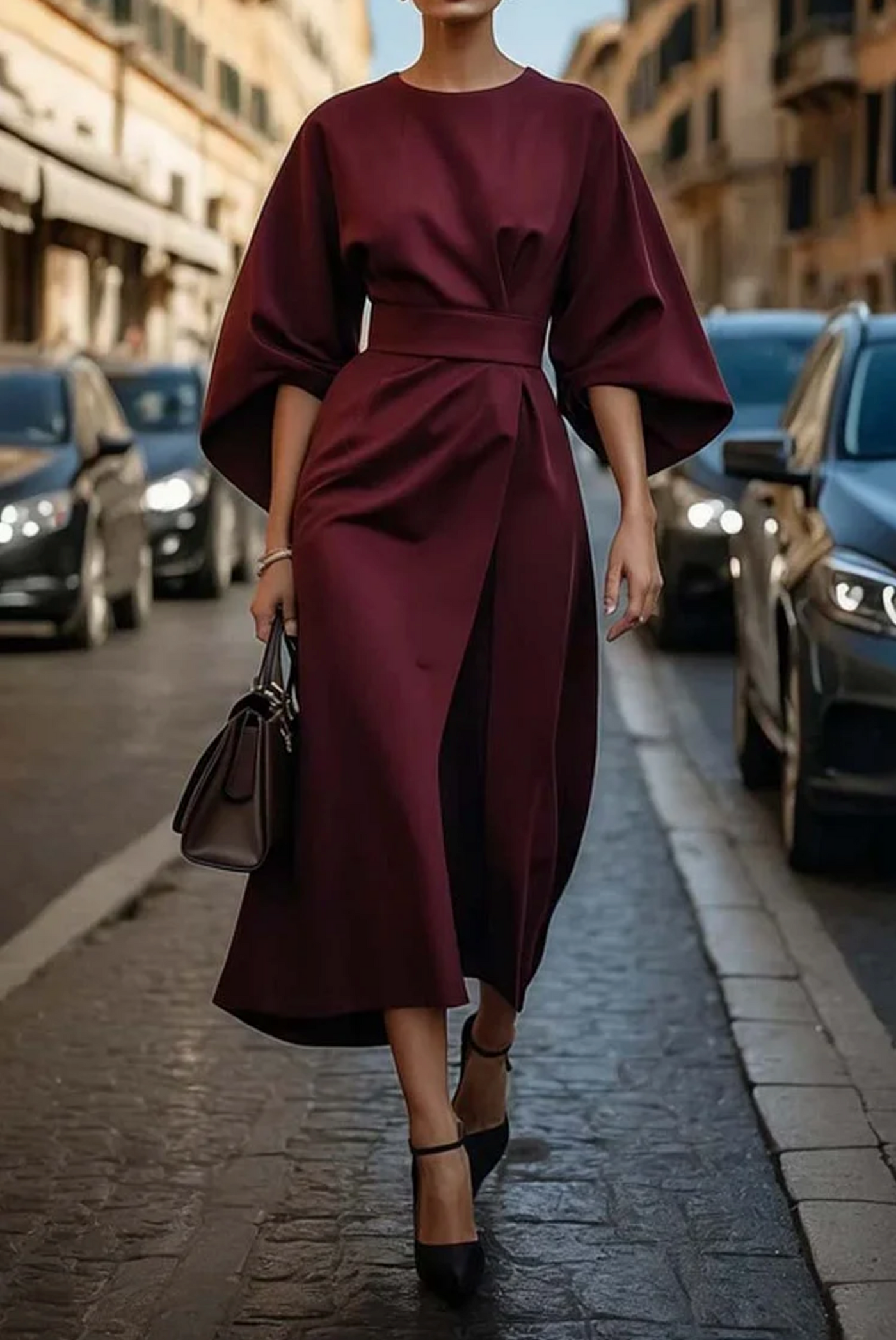 Ingrid | Elegant kjole med pufferm