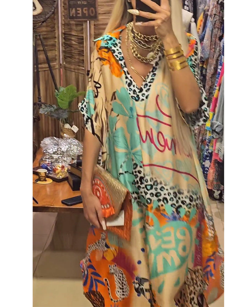 Marianne - Robe décontractée à col en V