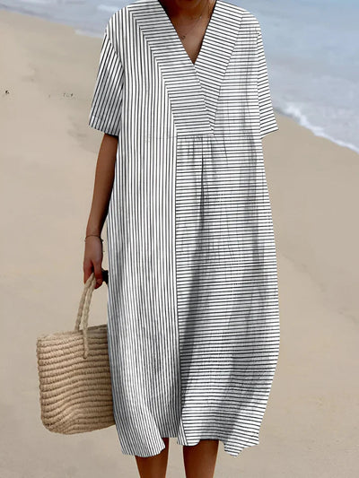 Deborah | Elegant Geometric Dress