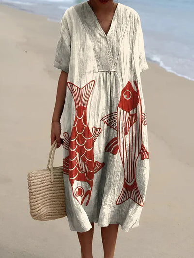 Deborah | Elegant Geometric Dress