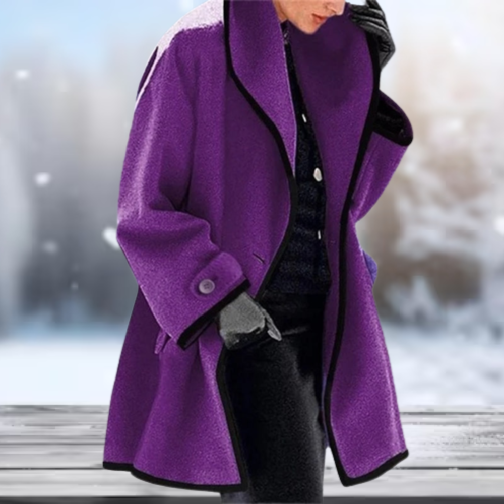 Juliette - Manteau en laine coupe-vent
