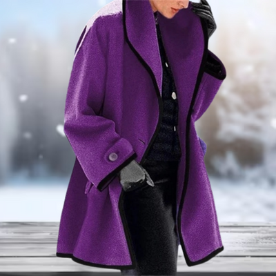 Juliette - Manteau en laine coupe-vent
