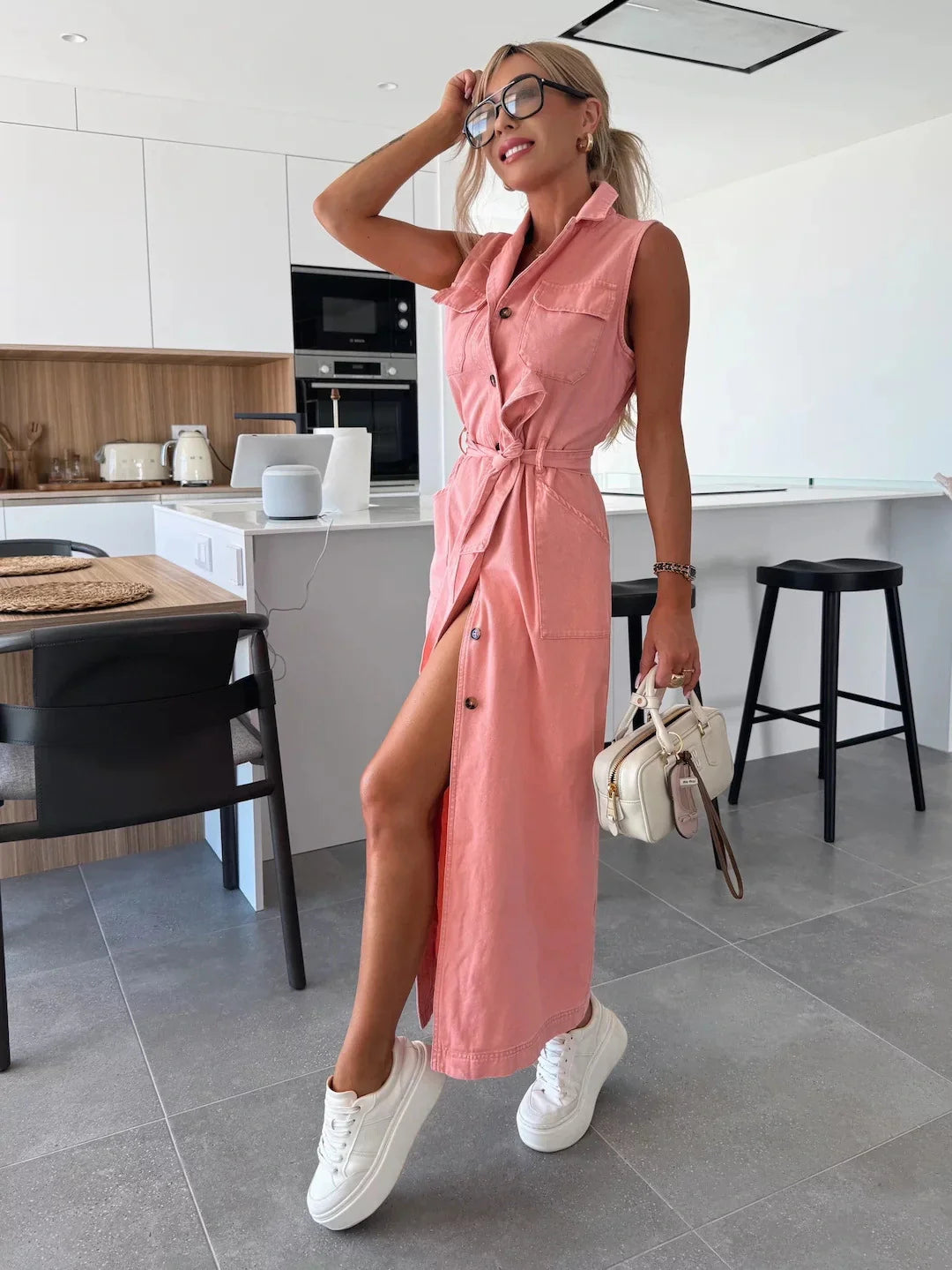 Giovanna | Maxi Abito in Denim