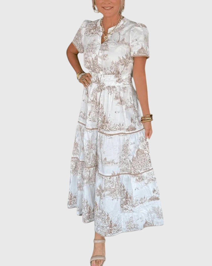 NIDOLI - PRINTED MAXI DRESS