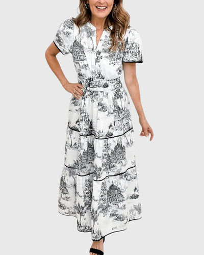 NIDOLI - PRINTED MAXI DRESS