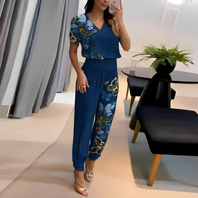 Florence™ - Ensemble Tendance avec Blouse et Pantalon