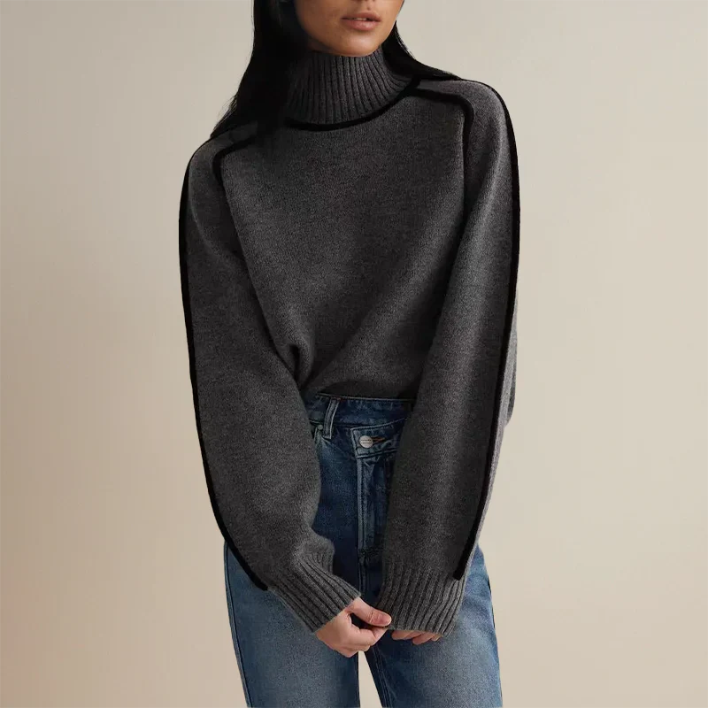 Juliette™ | Pull Chic à Col Roulé
