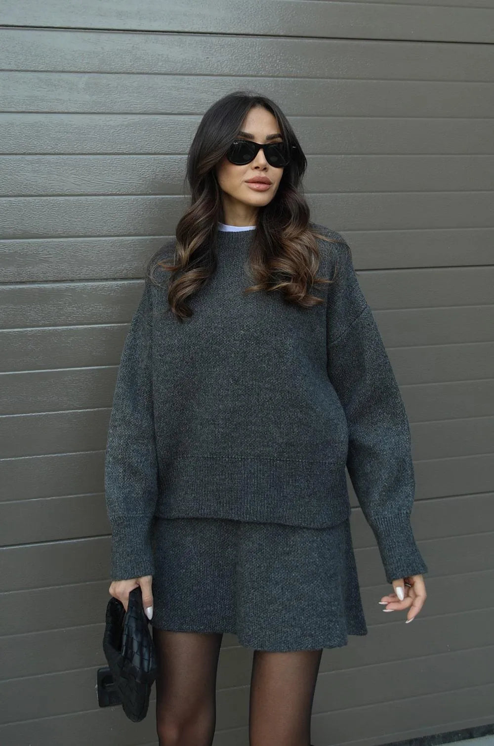 Helena - Knitted skirt Jumper (top + skirt)