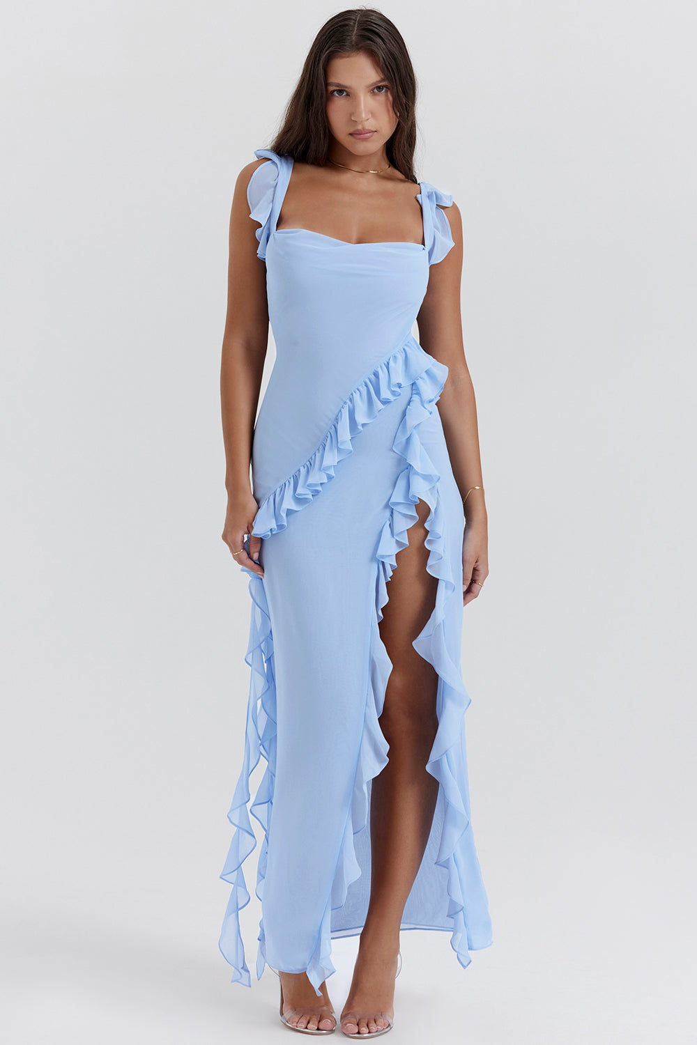 Macy | Robe Éblouissante avec Volants