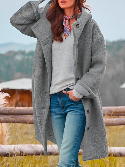 Clémence | Manteau Long Élégant pour Femme