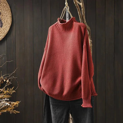 Knit Turtleneck Pullover - Warme Elegantie voor Herfst