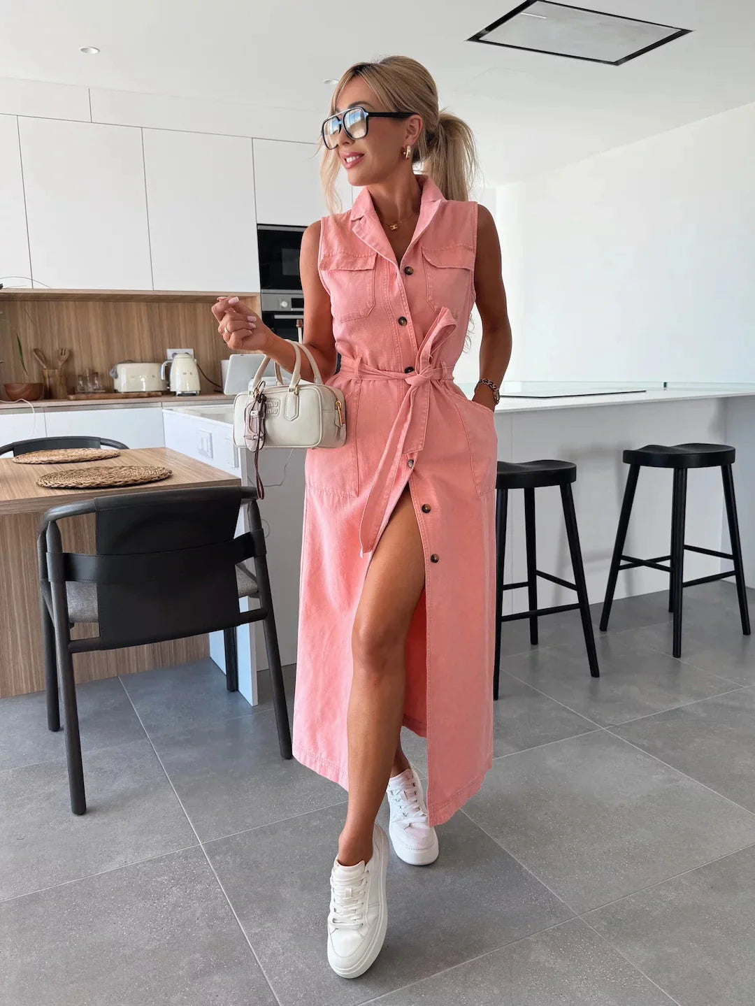 Giovanna | Maxi Abito in Denim