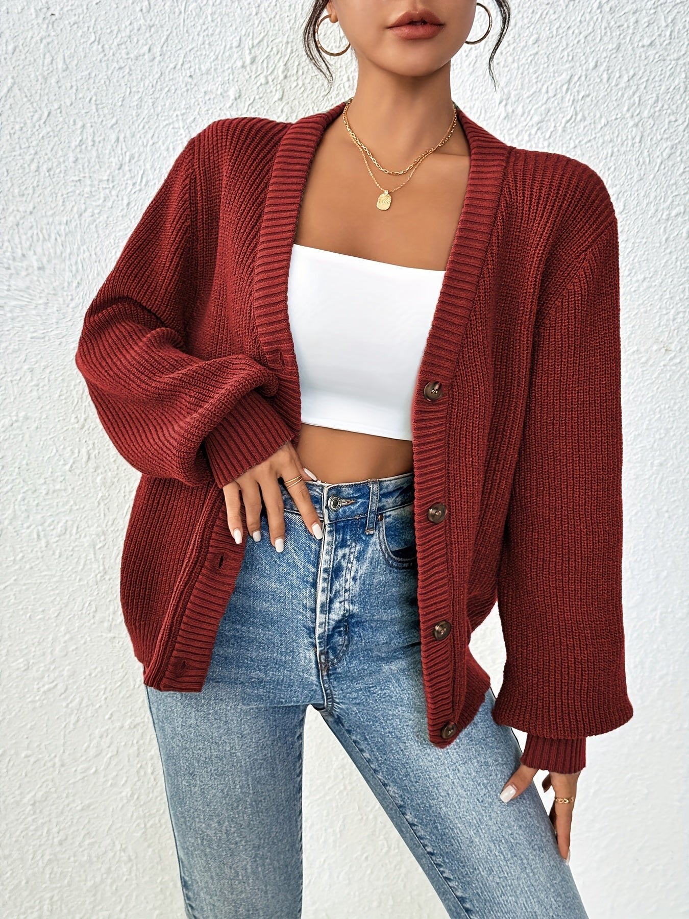 Zoe | Button-down Knit Cardigan