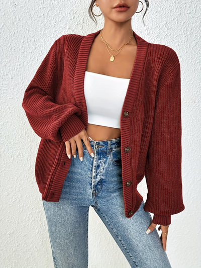 Zoe | Button-down Knit Cardigan