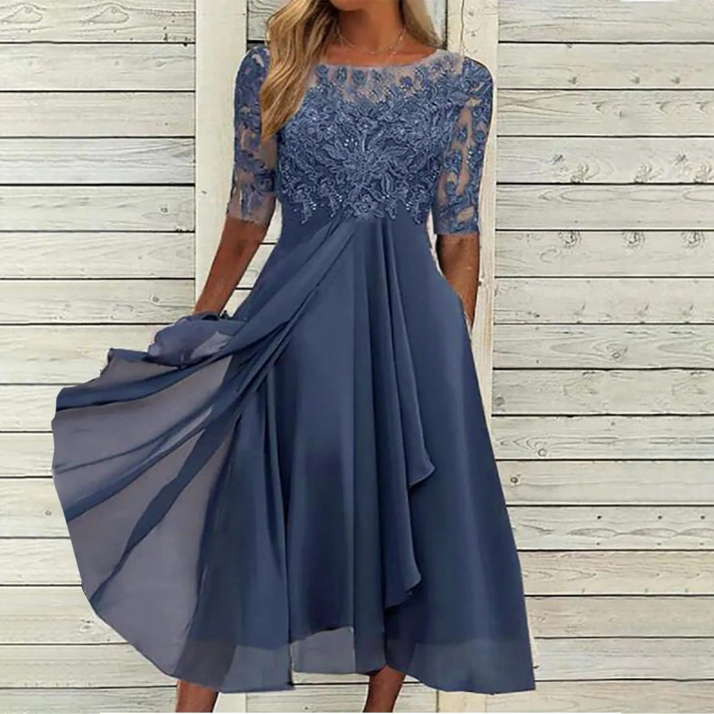 Geneviève | Robe élégante en dentelle