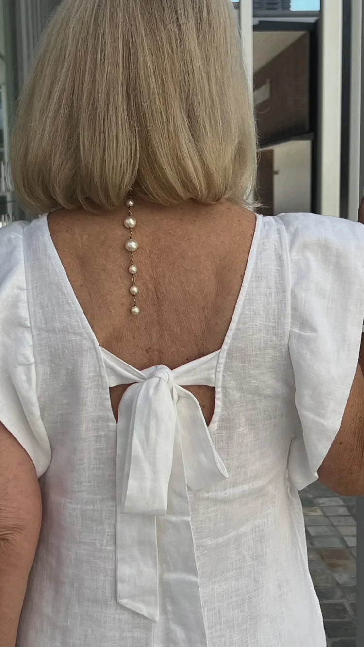 Chloé – Robe Maxi Élégante Sans Manches