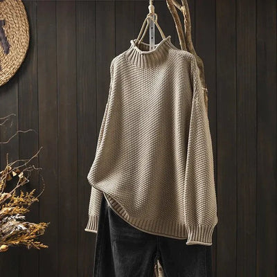 Knit Turtleneck Pullover - Warme Elegantie voor Herfst