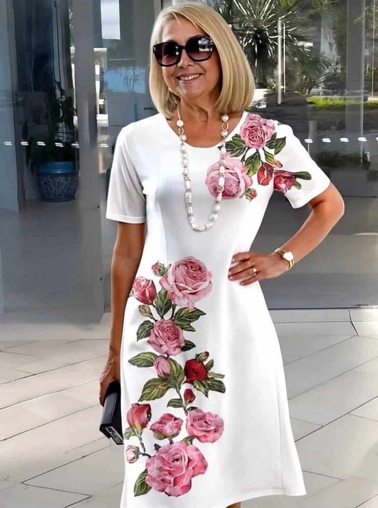 Juliette – Robe Féminine à Motif Intemporel