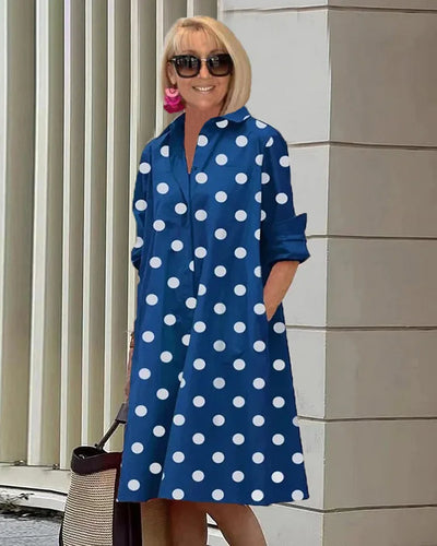 Clara - Élégante Robe d'Été à Pois