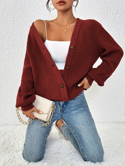 Zoe | Button-down Knit Cardigan