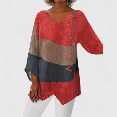 Elysia | Sophisticated V-Neck Tunic